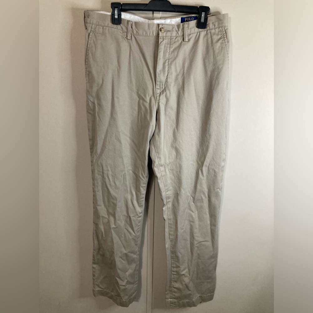 Polo Ralph Lauren Classic Fit Tan Men's Chino Khaki Pants Size 36/34